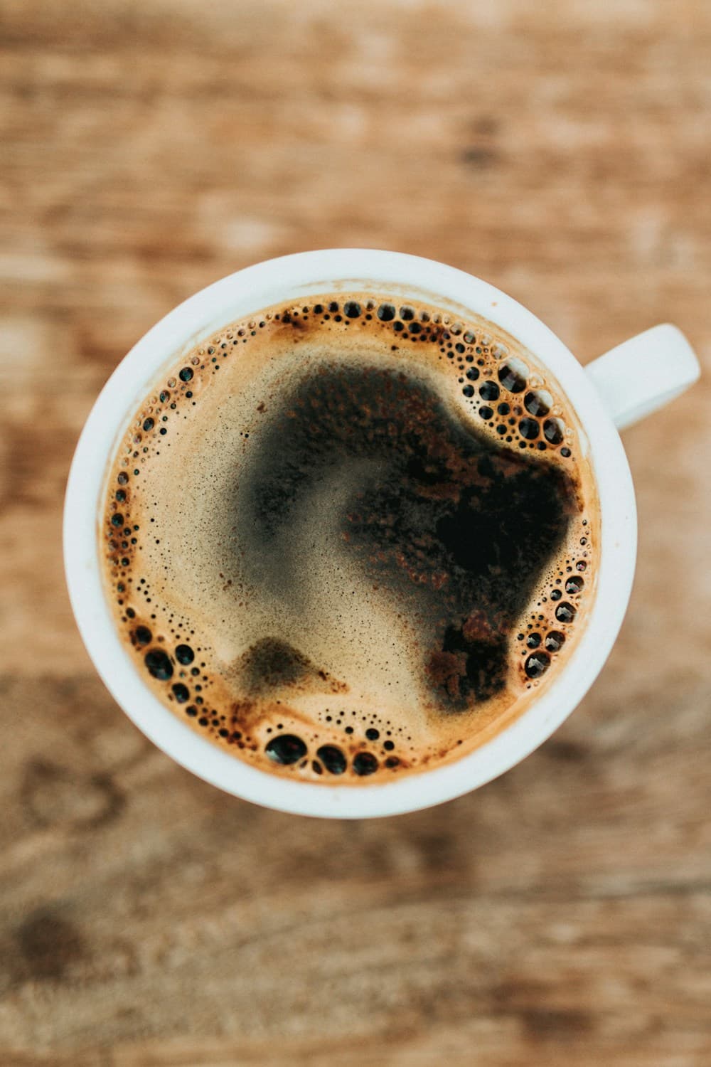Warm artisanal latte art